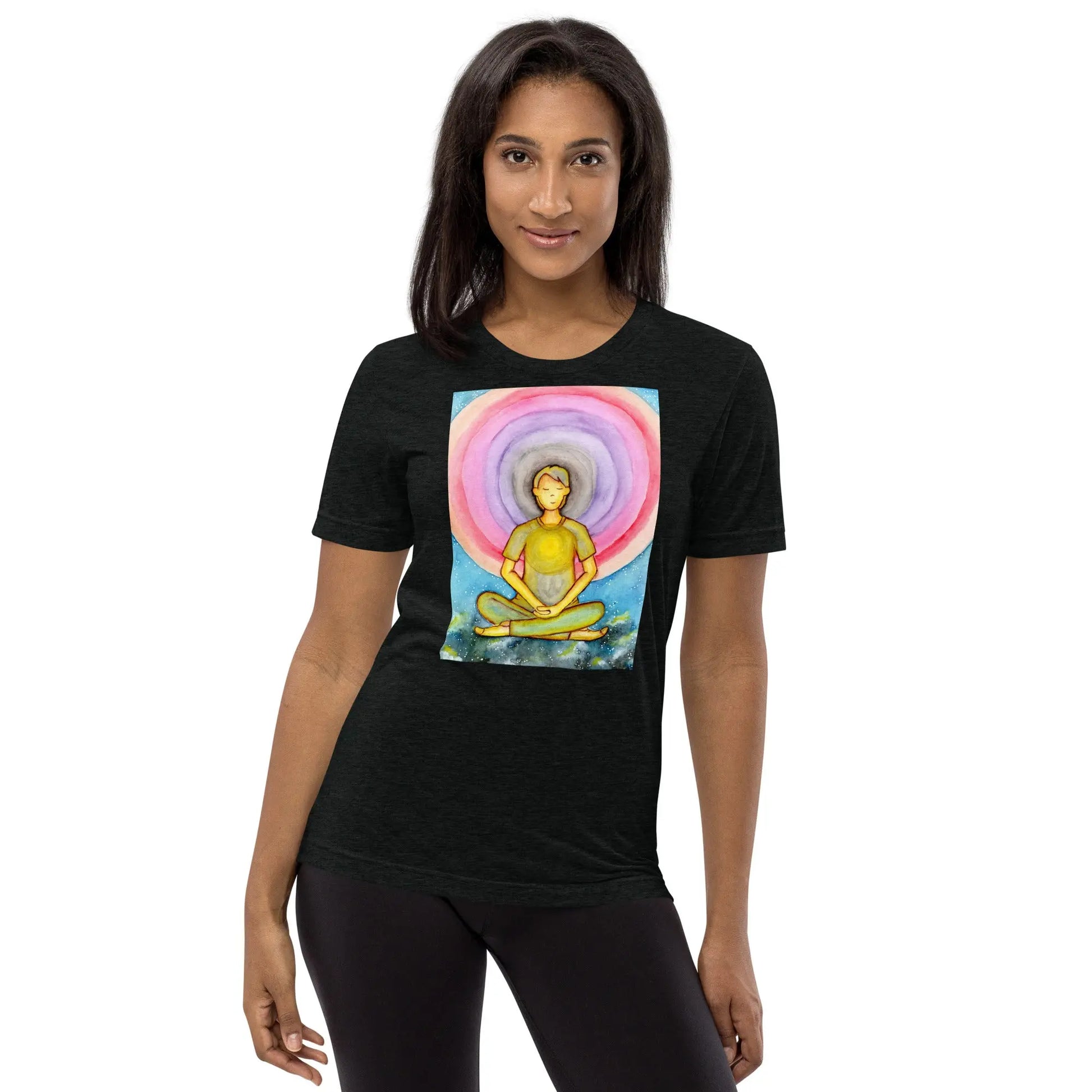 Unisex Tri-Blend T-shirt (the opening of the heart chakra)