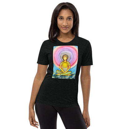 Unisex Tri-Blend T-shirt (the opening of the heart chakra)