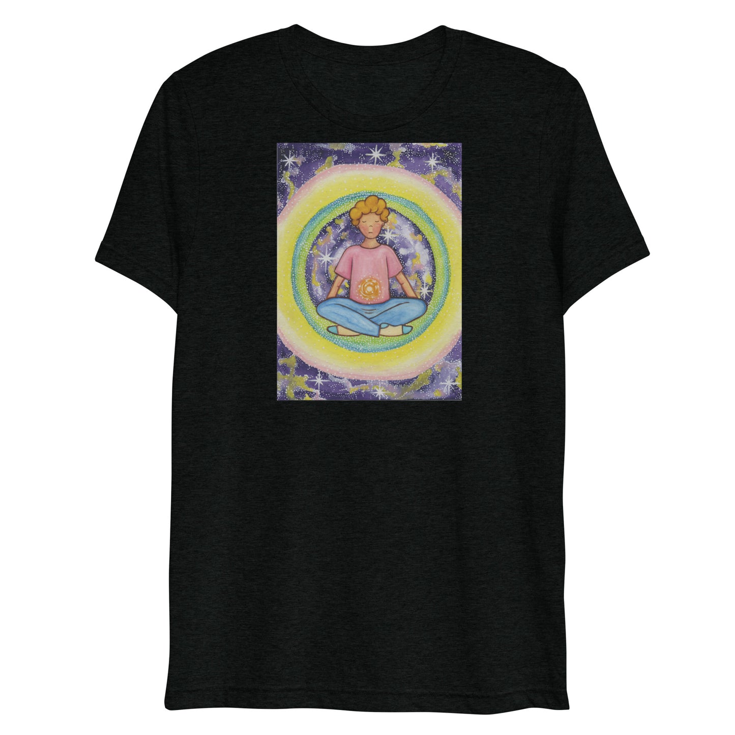 Unisex Tri-Blend T-Shirt (the solar plexus chakra)