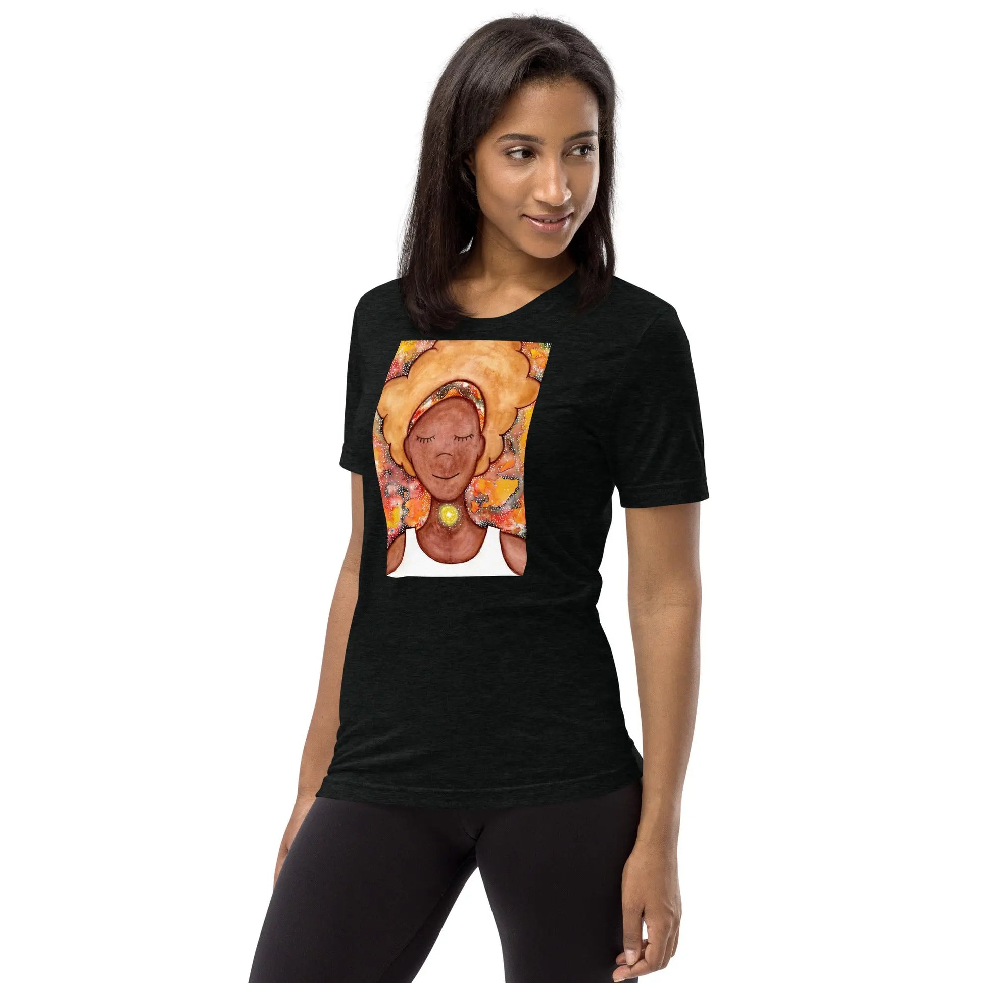 Unisex Tri-Blend T-shirt (the throat chakra)