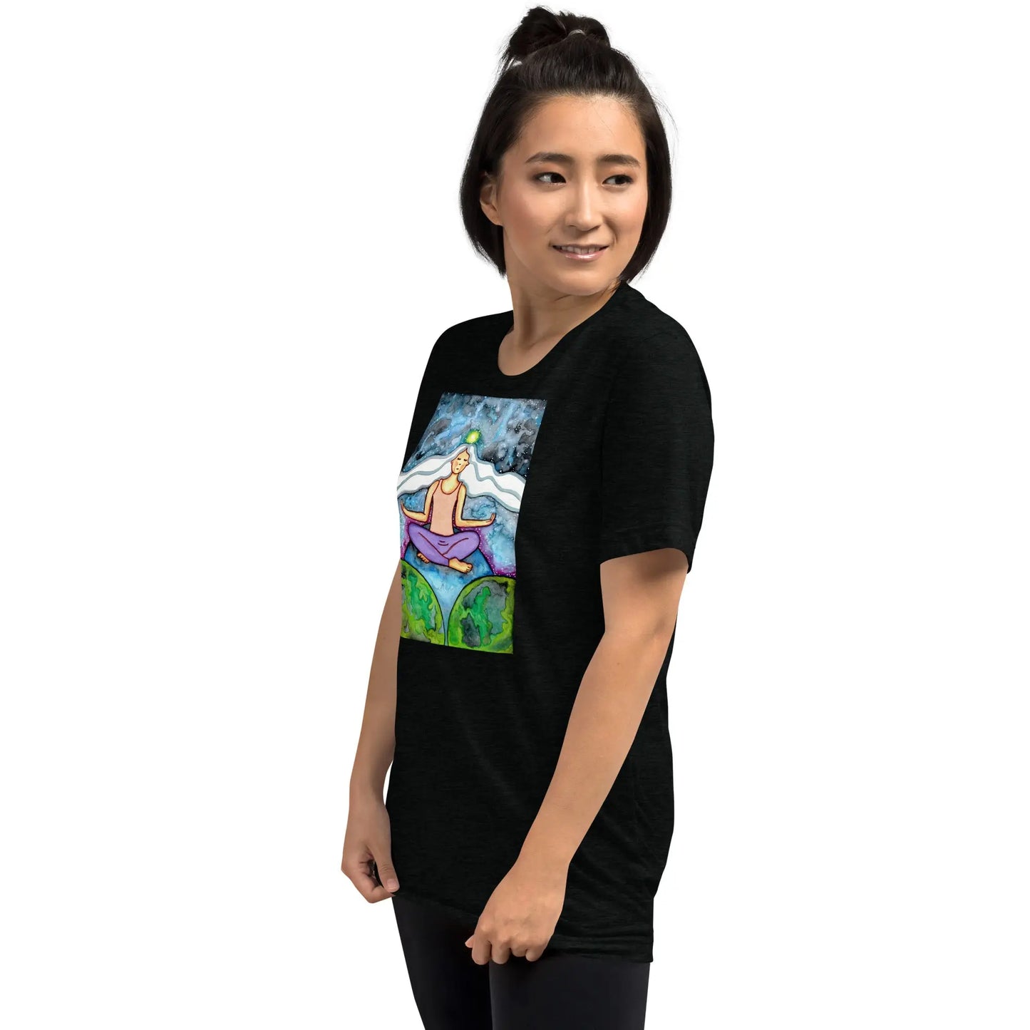 Unisex Tri-Blend T-shirt (the crown chakra)