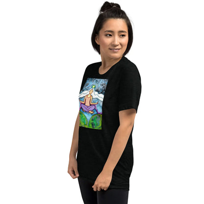 Unisex Tri-Blend T-shirt (the crown chakra)