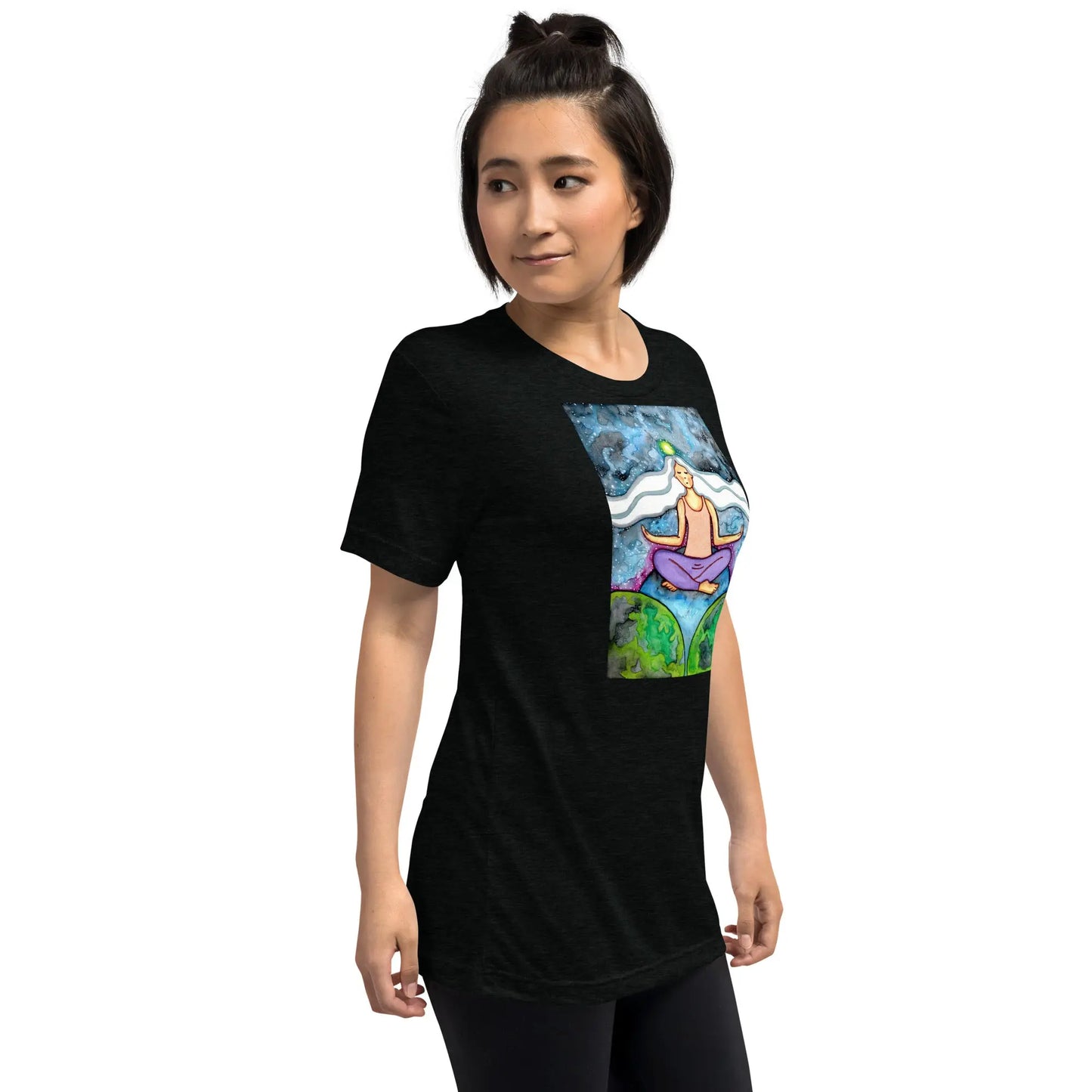 Unisex Tri-Blend T-shirt (the crown chakra)