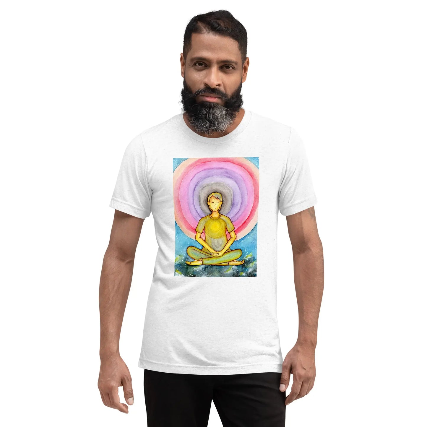 Unisex Tri-Blend T-Shirt (the opening of the heart chakra)