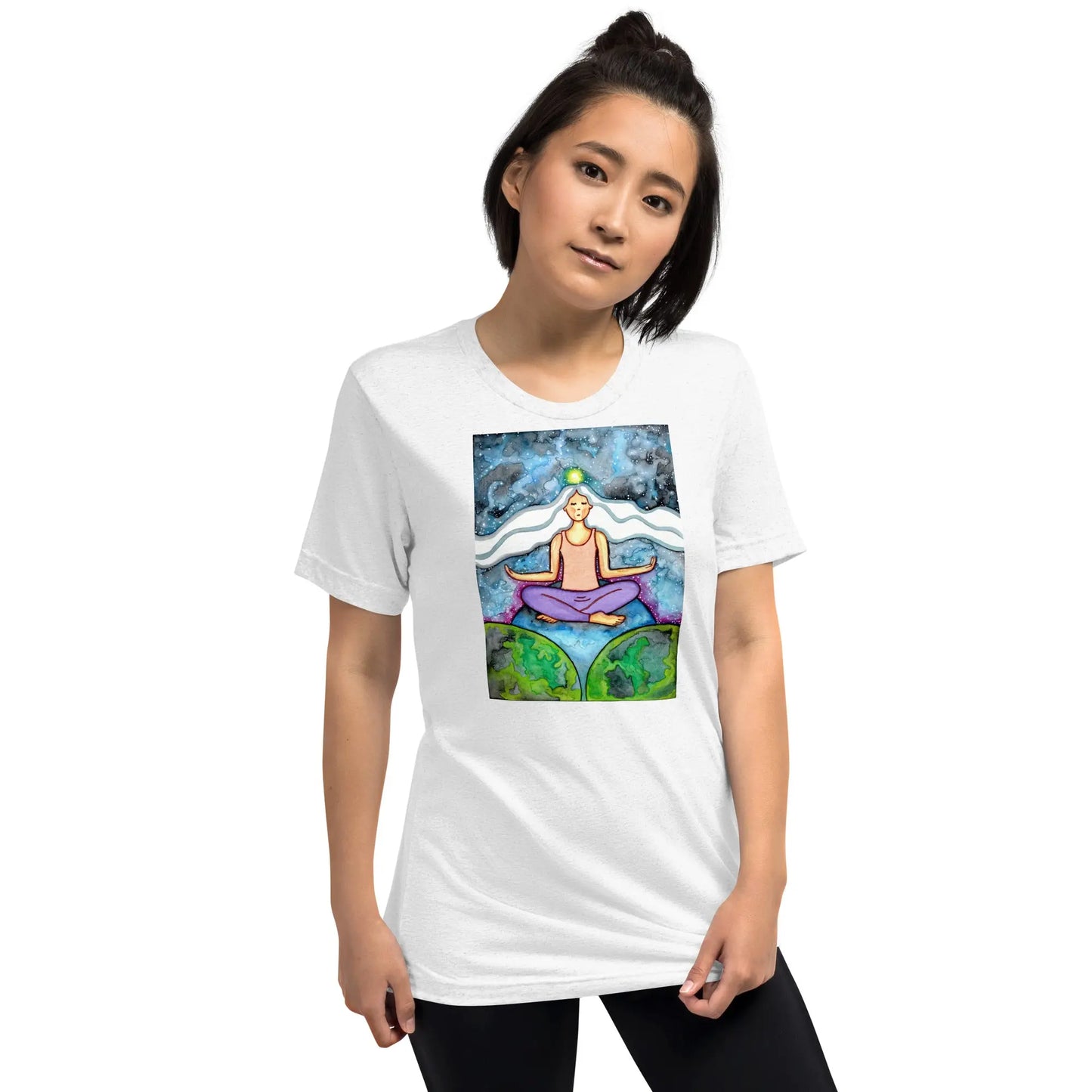 Unisex Tri-Blend T-shirt (the crown chakra)