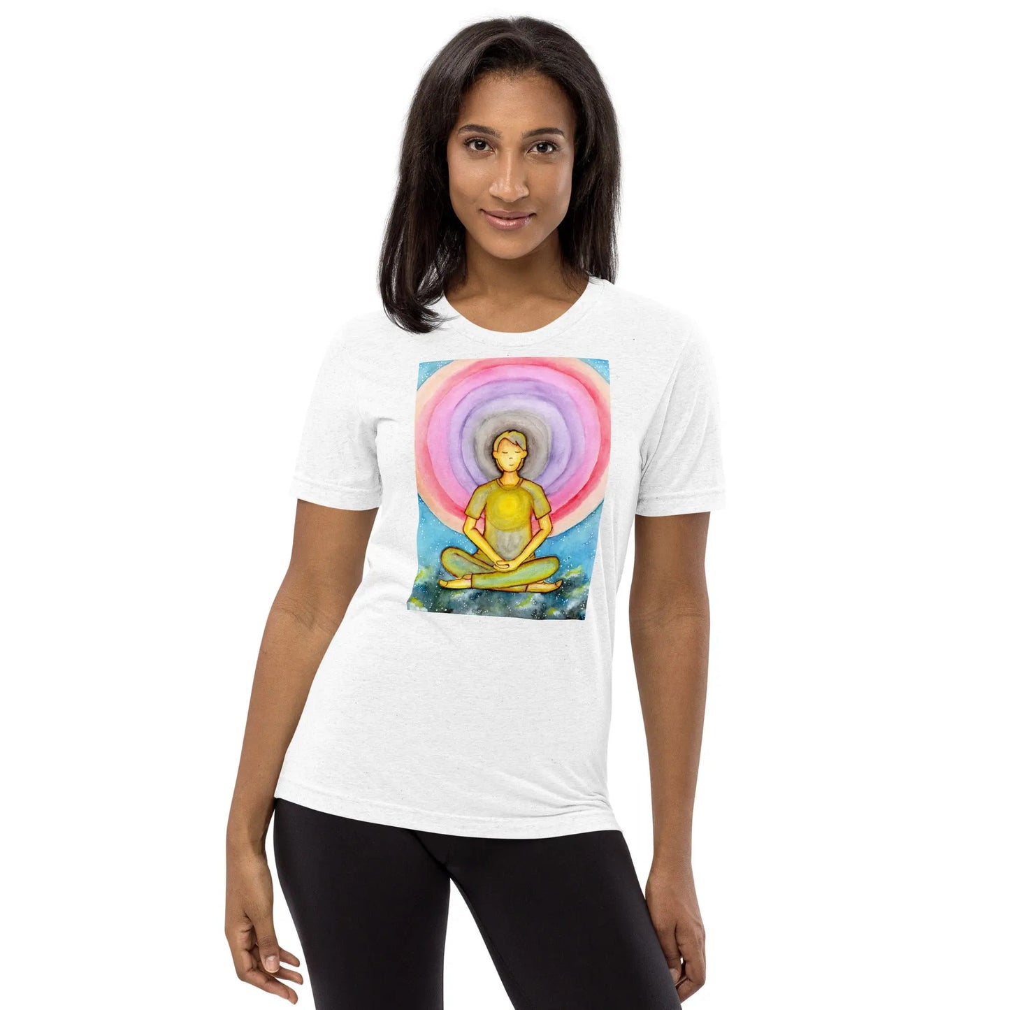 Unisex Tri-Blend T-shirt (the opening of the heart chakra)