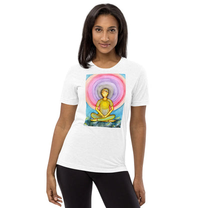 Unisex Tri-Blend T-shirt (the opening of the heart chakra)