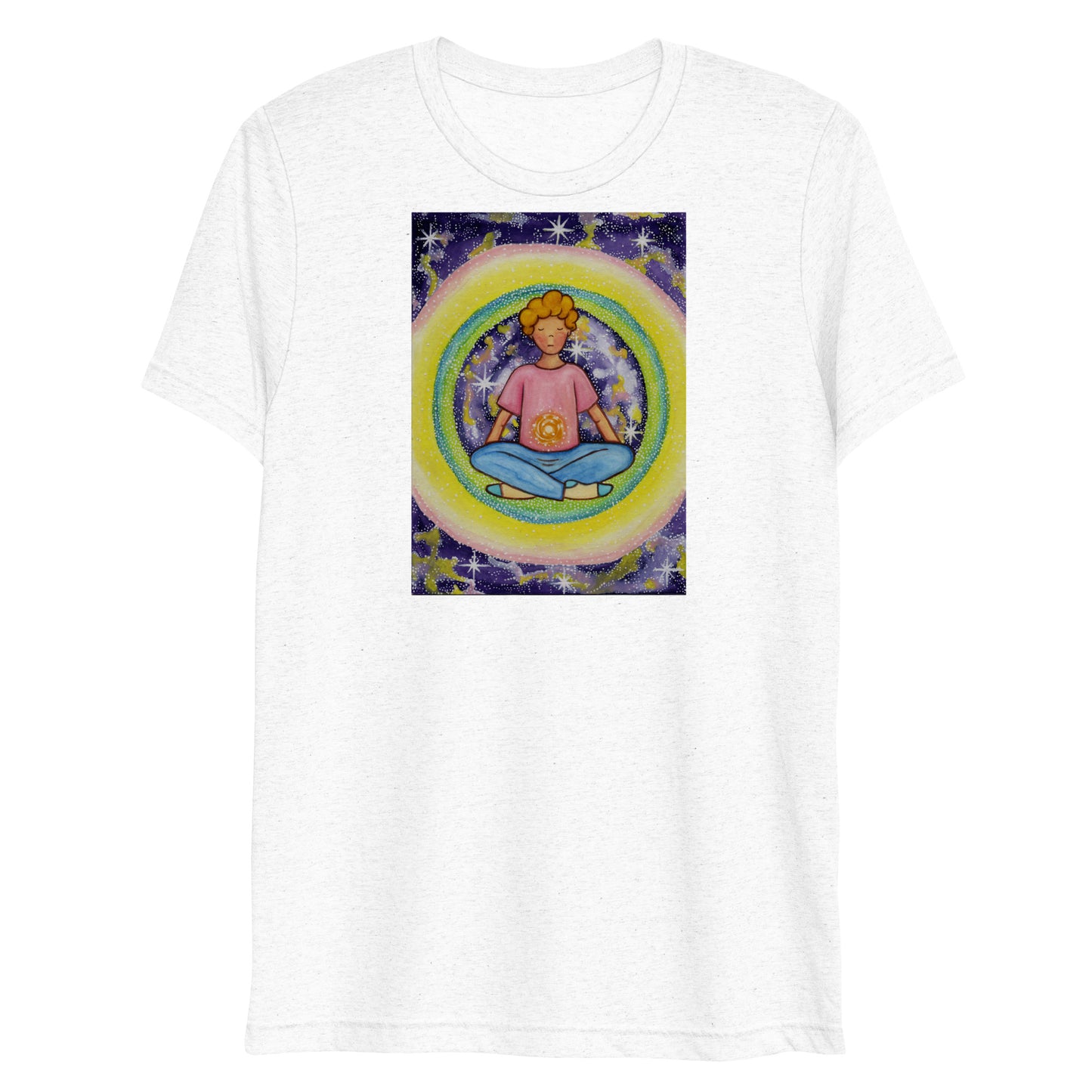 Unisex Tri-Blend T-Shirt (the solar plexus chakra)