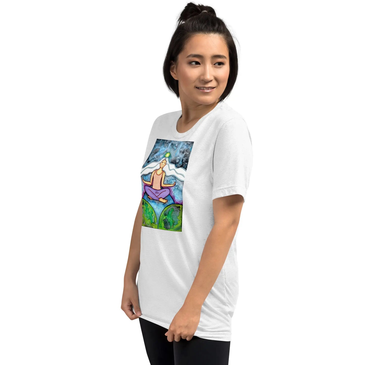 Unisex Tri-Blend T-shirt (the crown chakra)