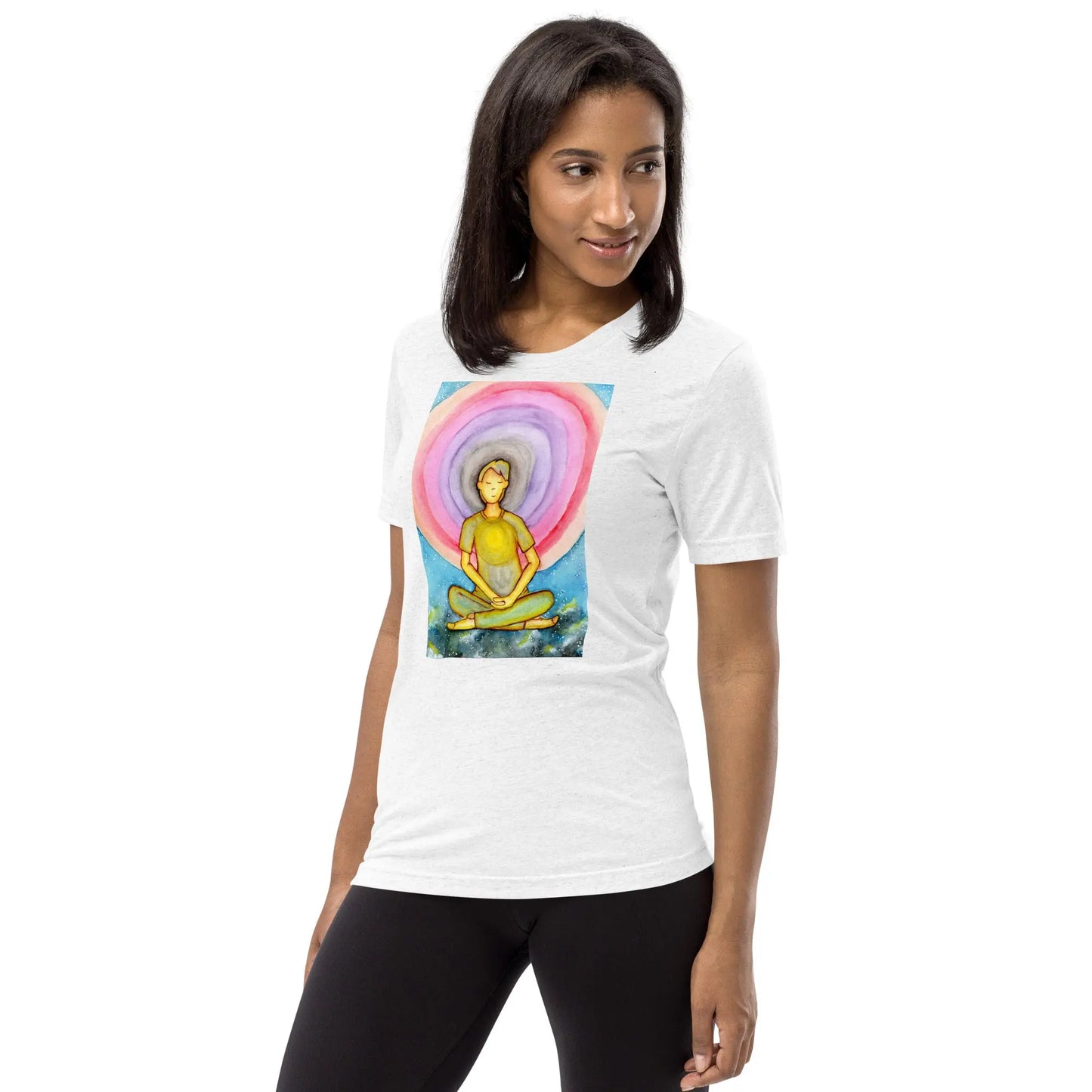 Unisex Tri-Blend T-shirt (the opening of the heart chakra)