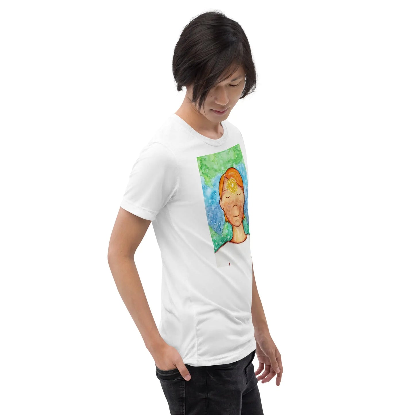 Unisex Tri-Blend T-shirt (the brow chakra)