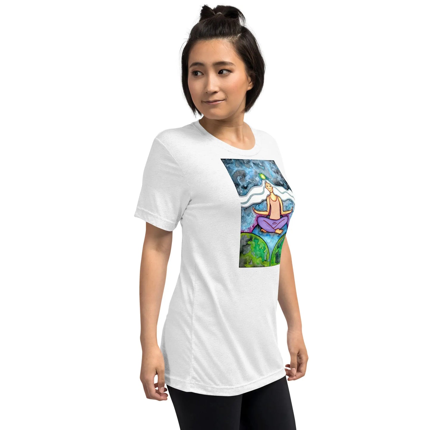 Unisex Tri-Blend T-shirt (the crown chakra)