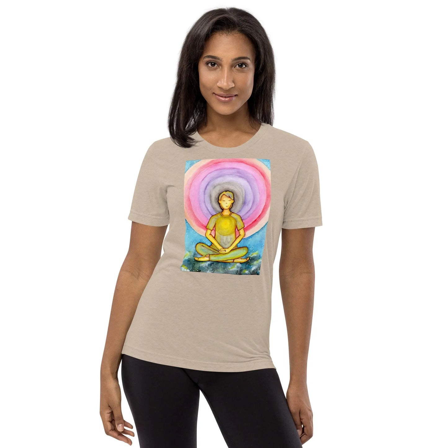 Unisex Tri-Blend T-shirt (the opening of the heart chakra)