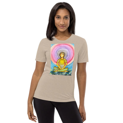Unisex Tri-Blend T-shirt (the opening of the heart chakra)