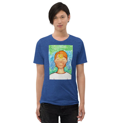 Unisex Tri-Blend T-shirt (the brow chakra)