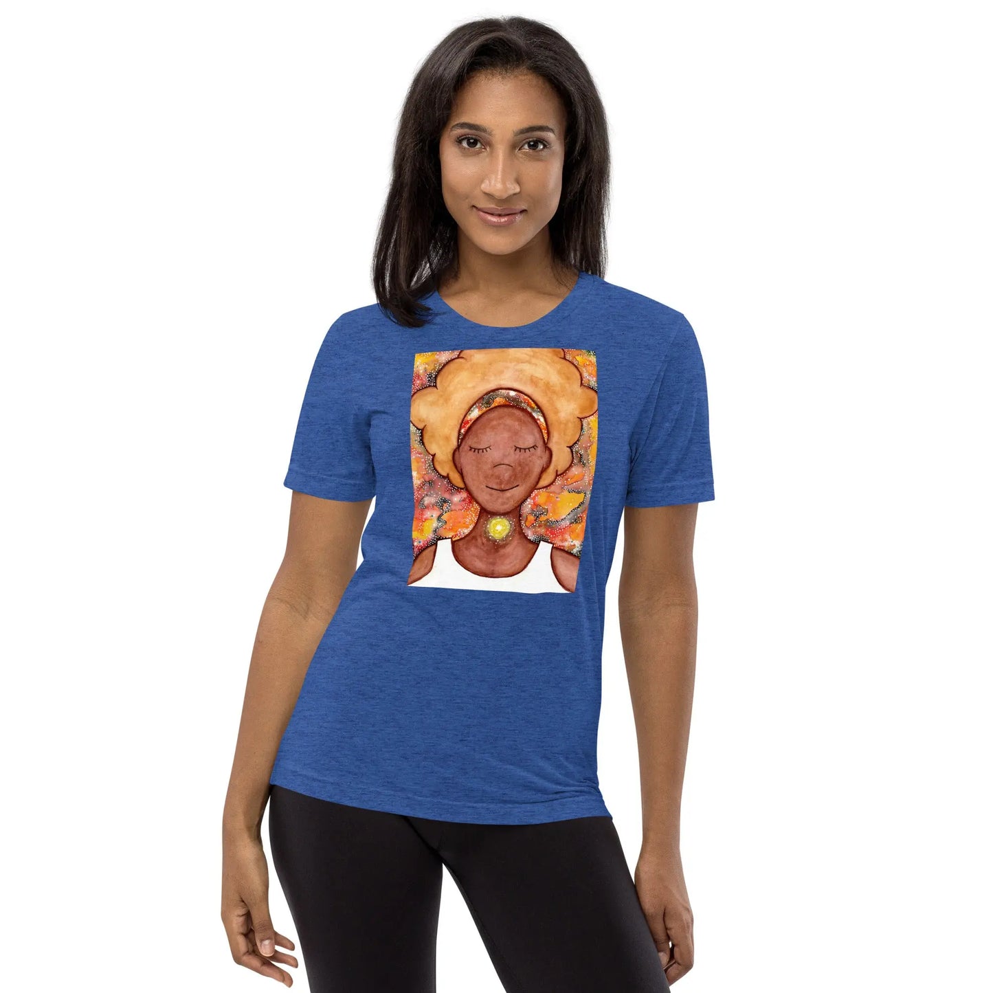 Unisex Tri-Blend T-shirt (the throat chakra)