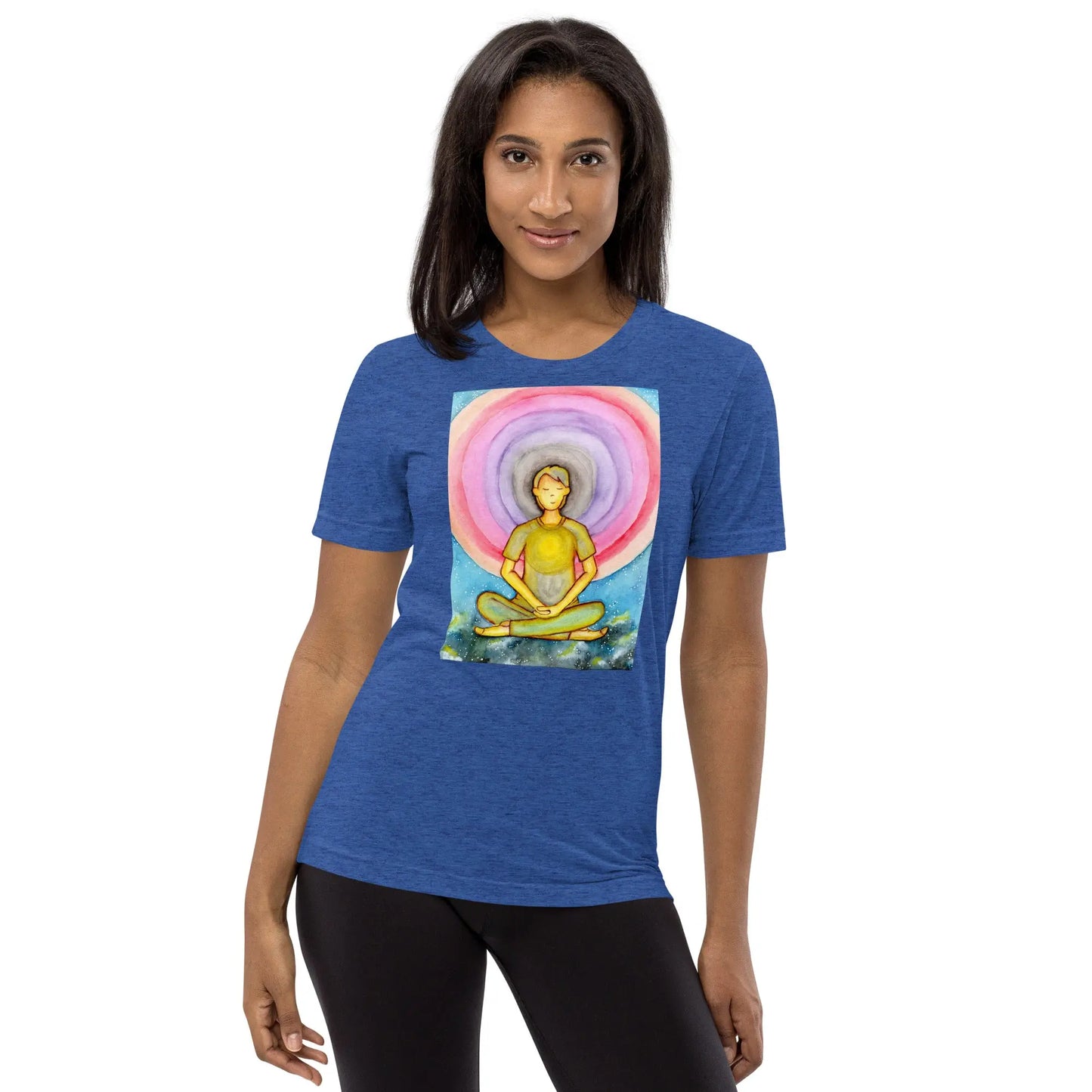 Unisex Tri-Blend T-shirt (the opening of the heart chakra)