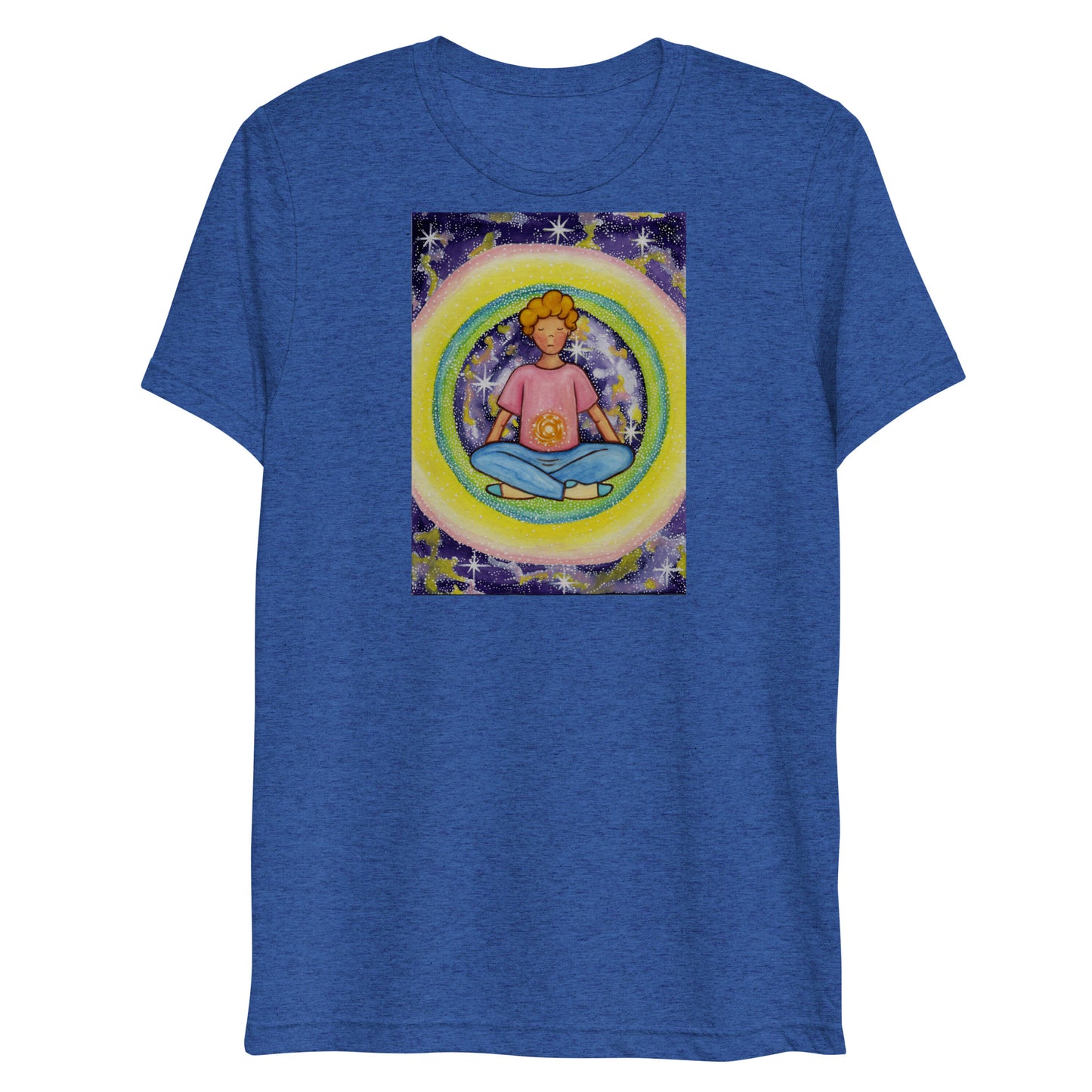 Unisex Tri-Blend T-Shirt (the solar plexus chakra)