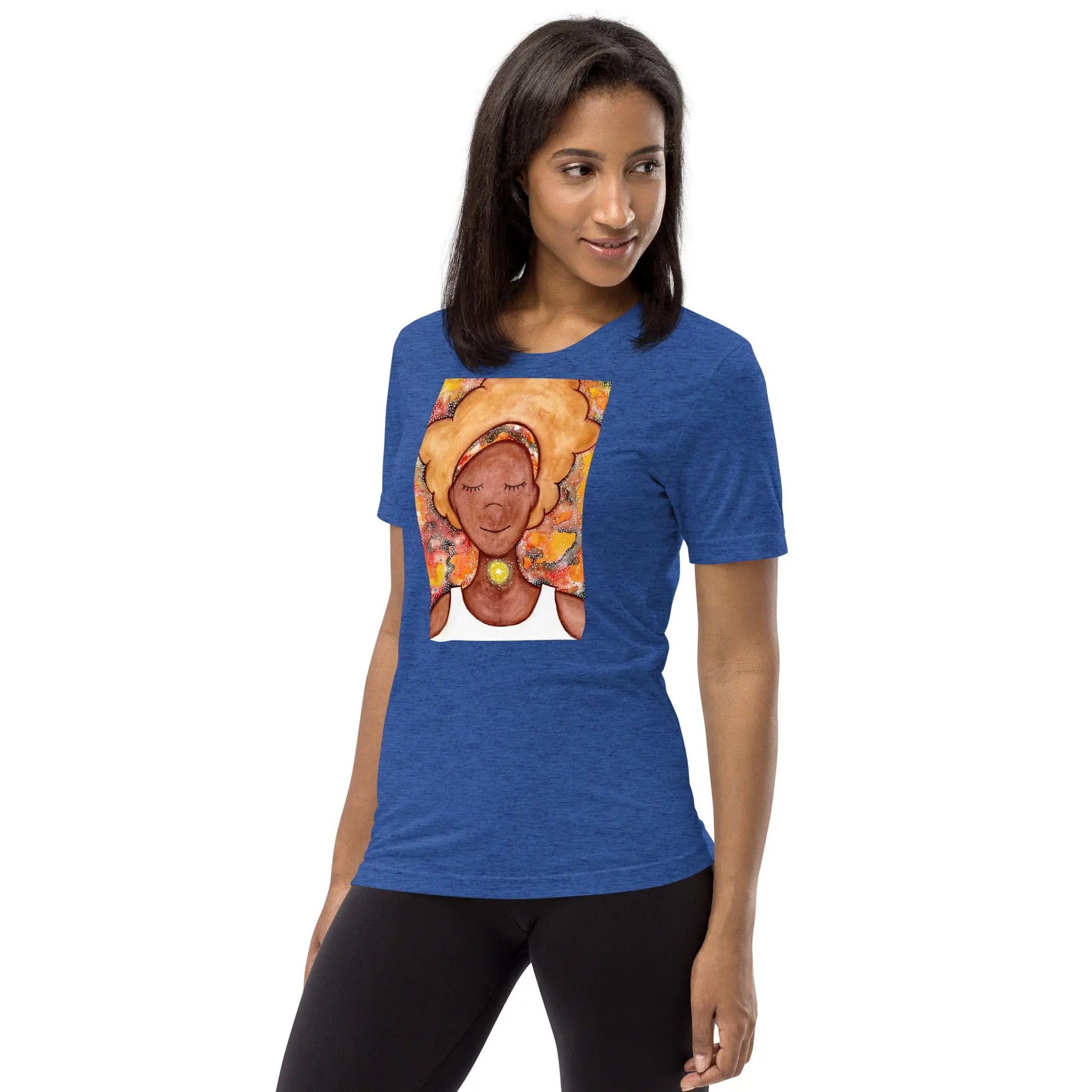 Unisex Tri-Blend T-shirt (the throat chakra)