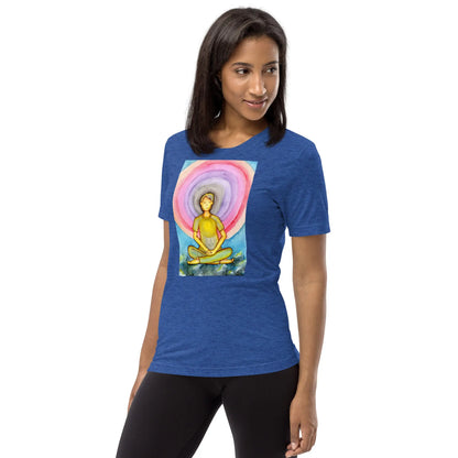 Unisex Tri-Blend T-shirt (the opening of the heart chakra)