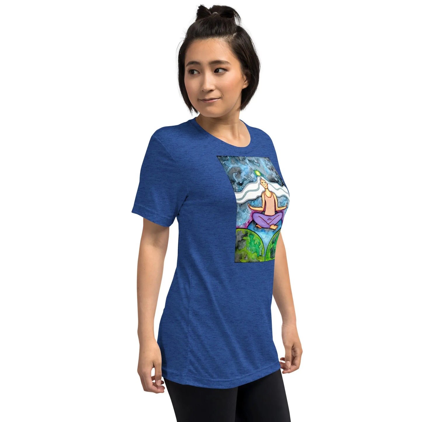 Unisex Tri-Blend T-shirt (the crown chakra)