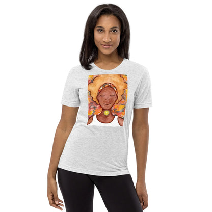 Unisex Tri-Blend T-shirt (the throat chakra)