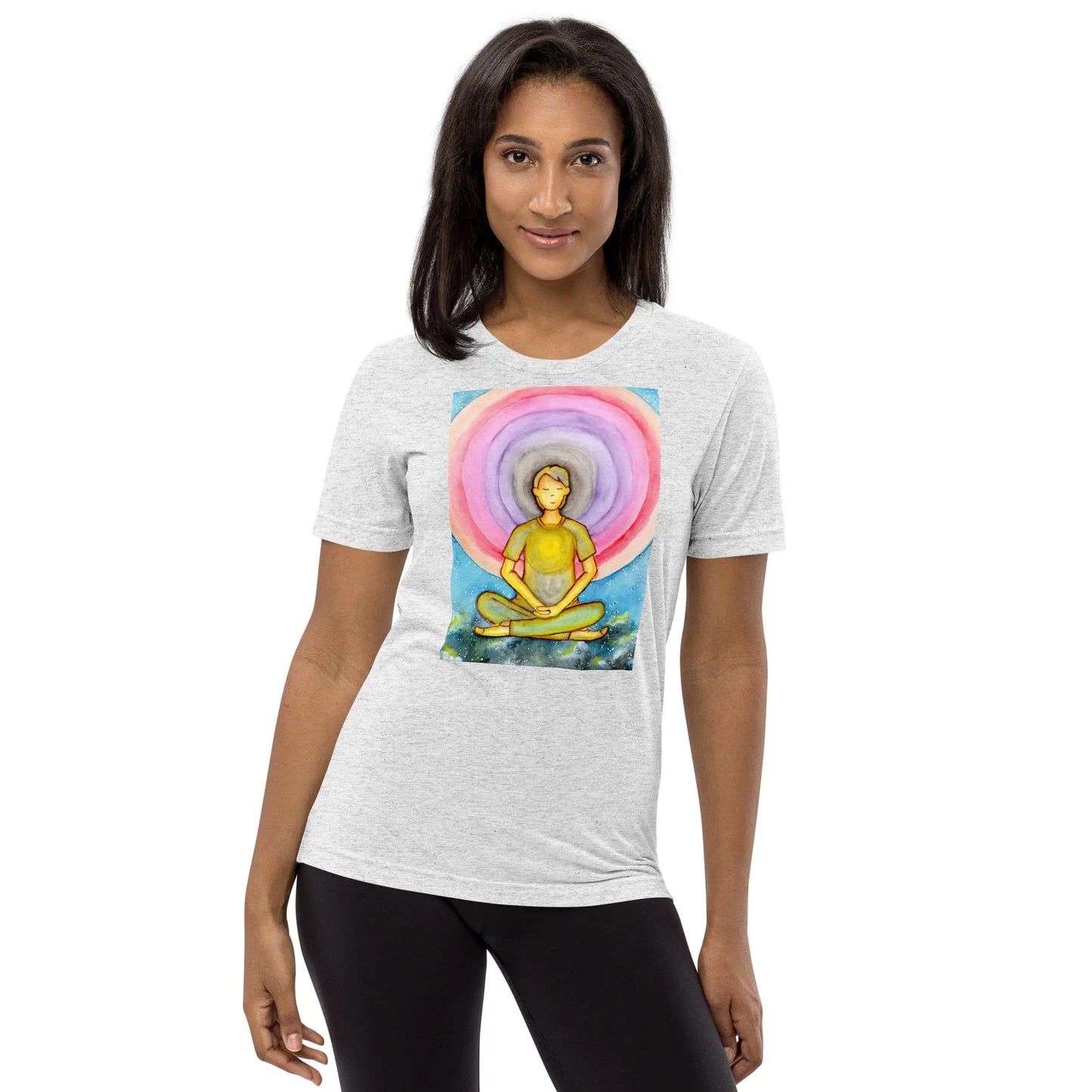 Unisex Tri-Blend T-shirt (the opening of the heart chakra)