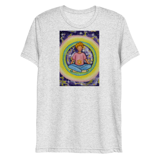 Unisex Tri-Blend T-Shirt (the solar plexus chakra)