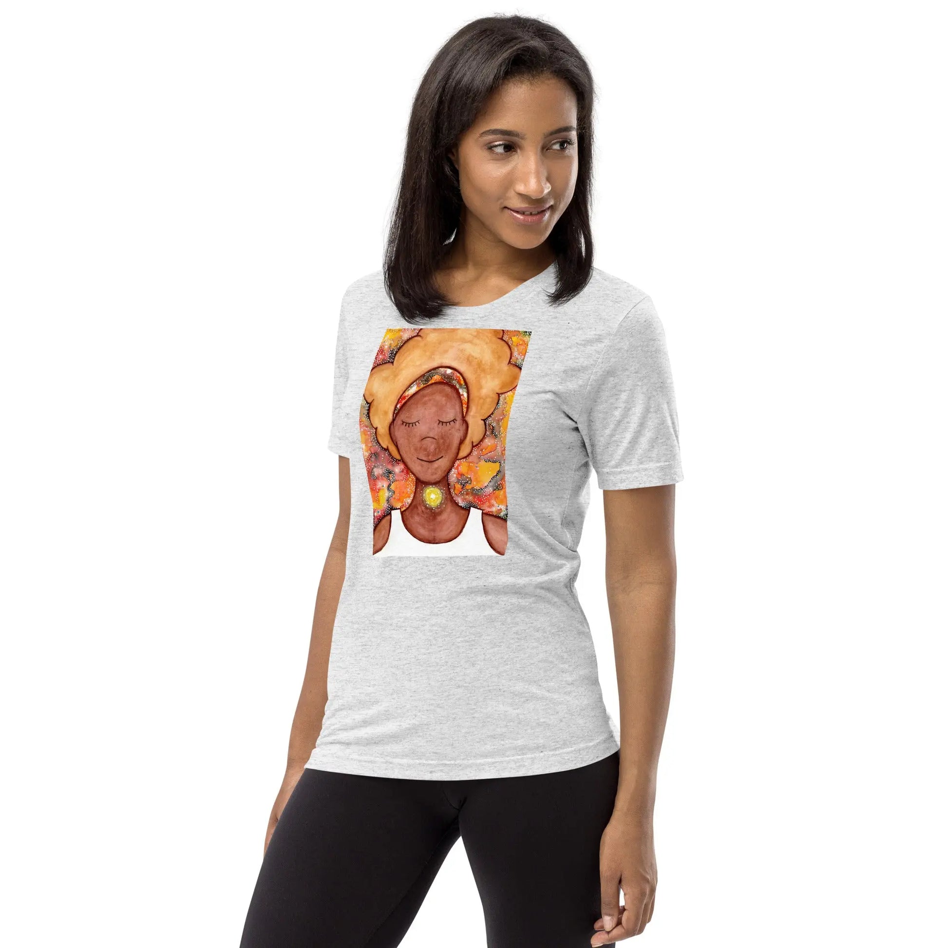 Unisex Tri-Blend T-shirt (the throat chakra)
