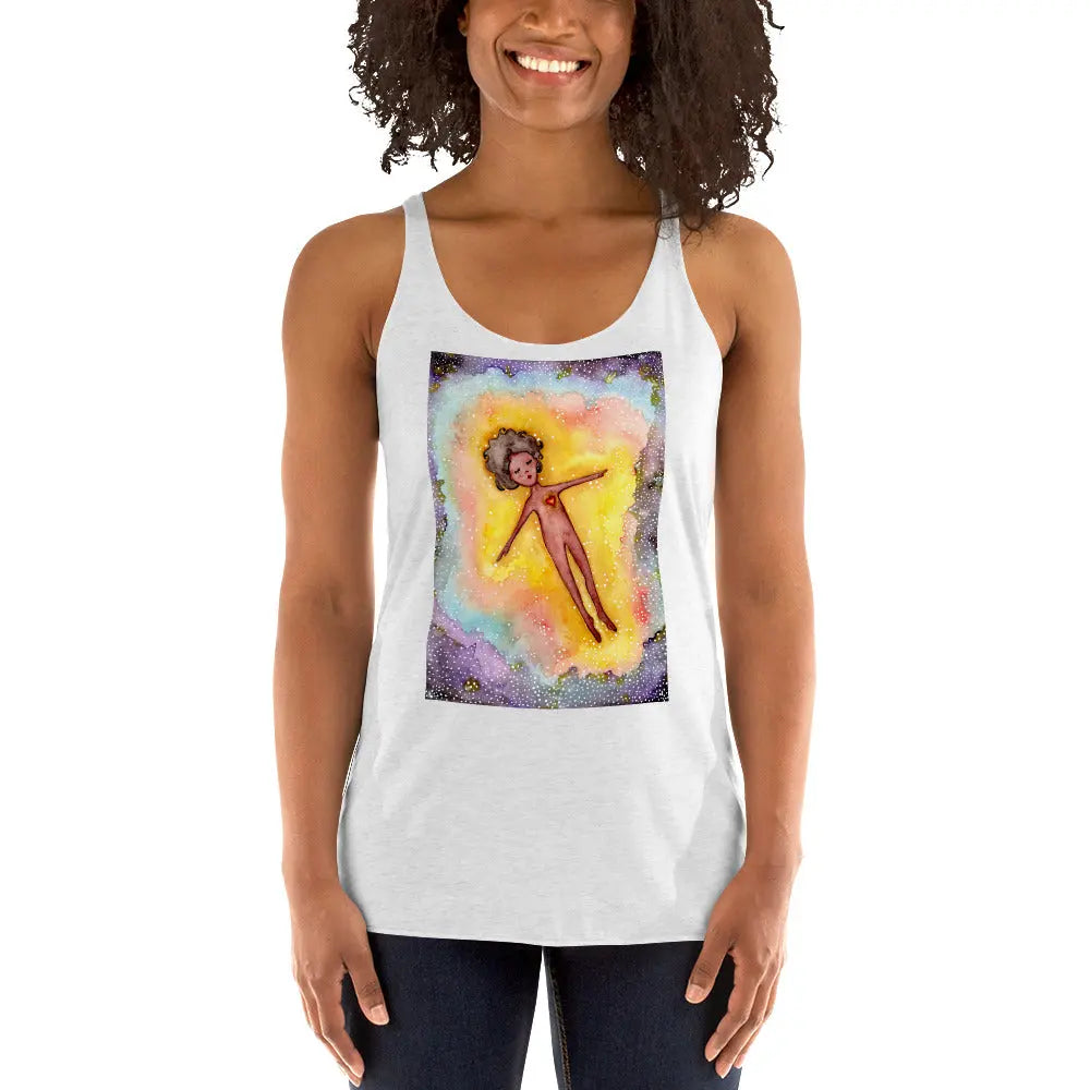 Women's Racerback Tank Top (the astral body)