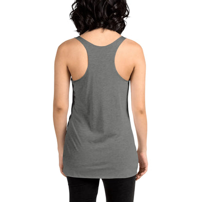 Women's Racerback Tank Top (meditating on the moon)