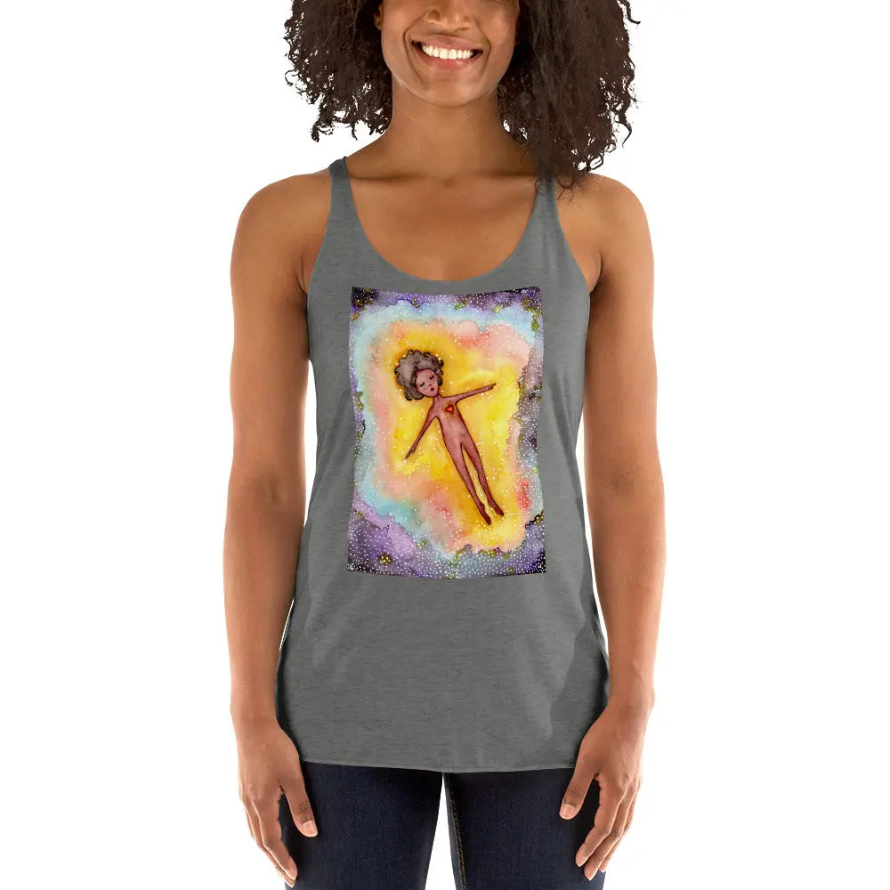 Women's Racerback Tank Top (the astral body)