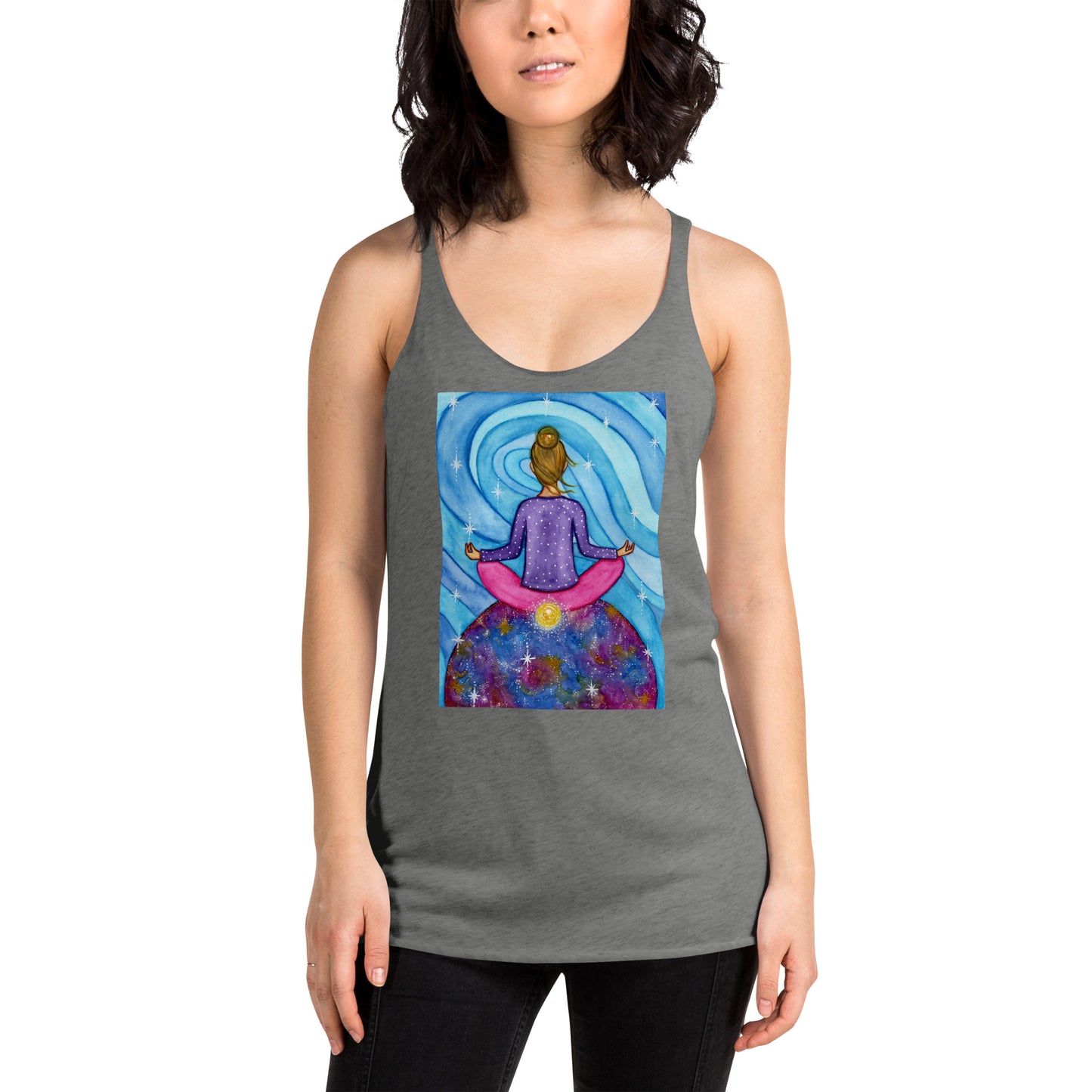 Women's Racerback Tank Top (the root chakra)