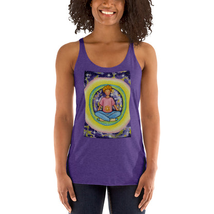Women's Racerback Tank Top (the solar plexus chakra)