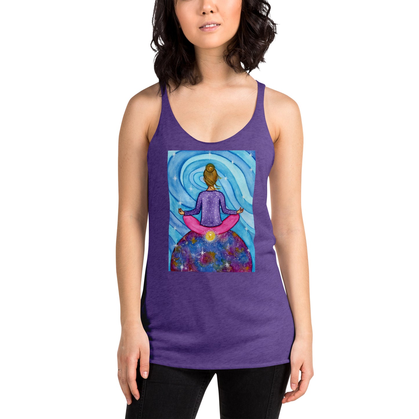 Women's Racerback Tank Top (the root chakra)