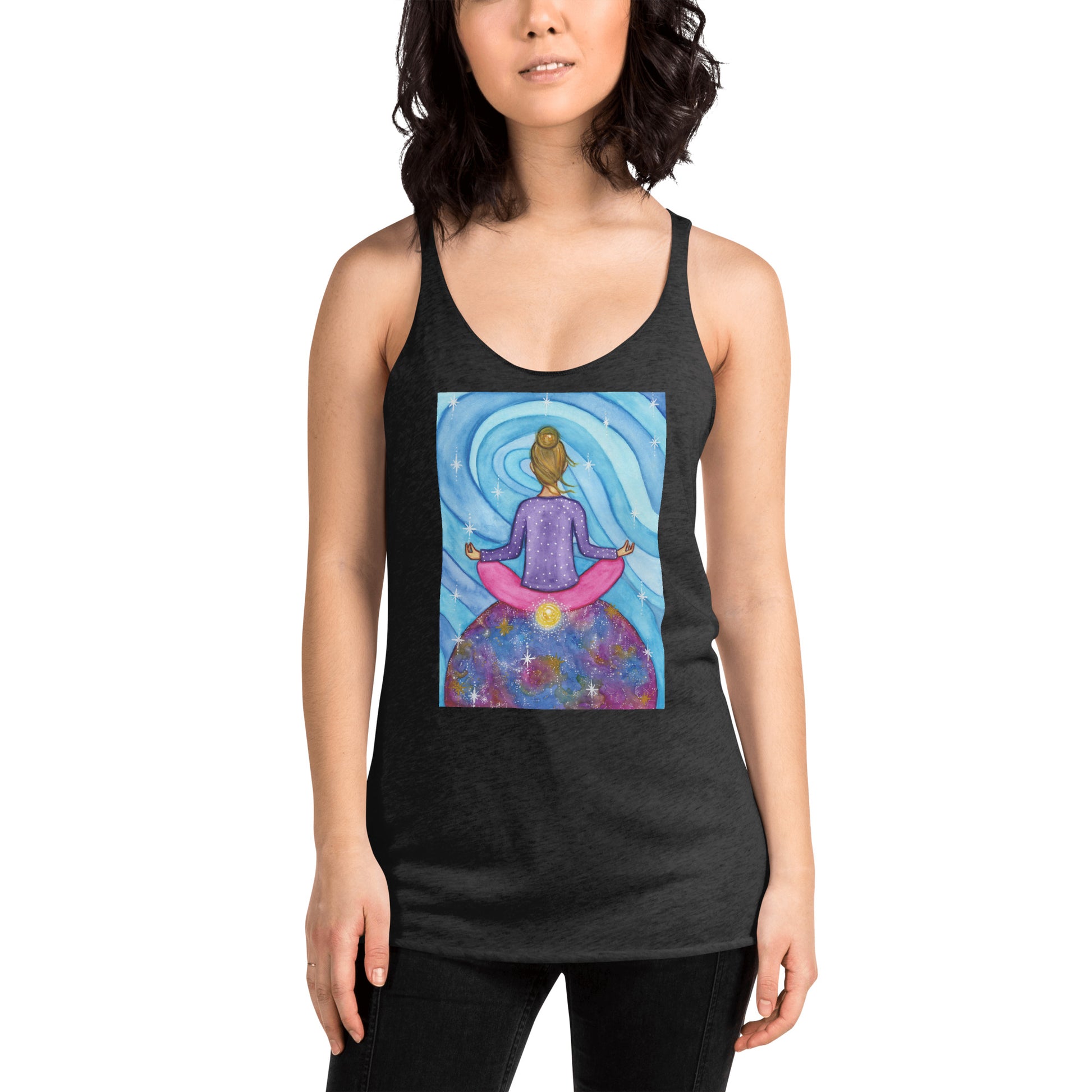 Women's Racerback Tank Top (the root chakra)