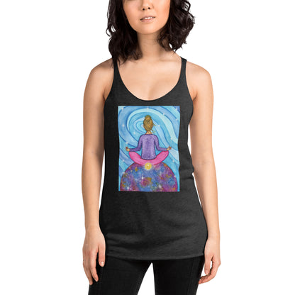 Women's Racerback Tank Top (the root chakra)