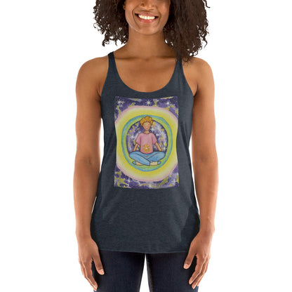 Women's Racerback Tank Top (the solar plexus chakra)
