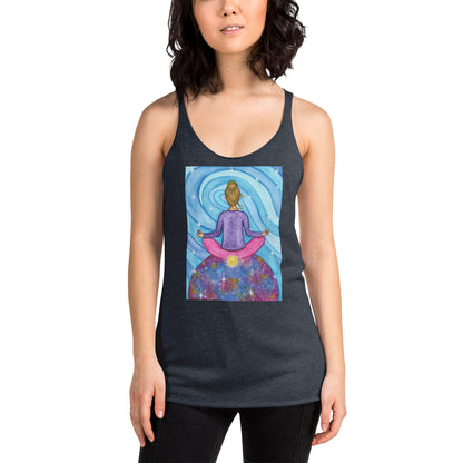 Women's Racerback Tank Top (the root chakra)