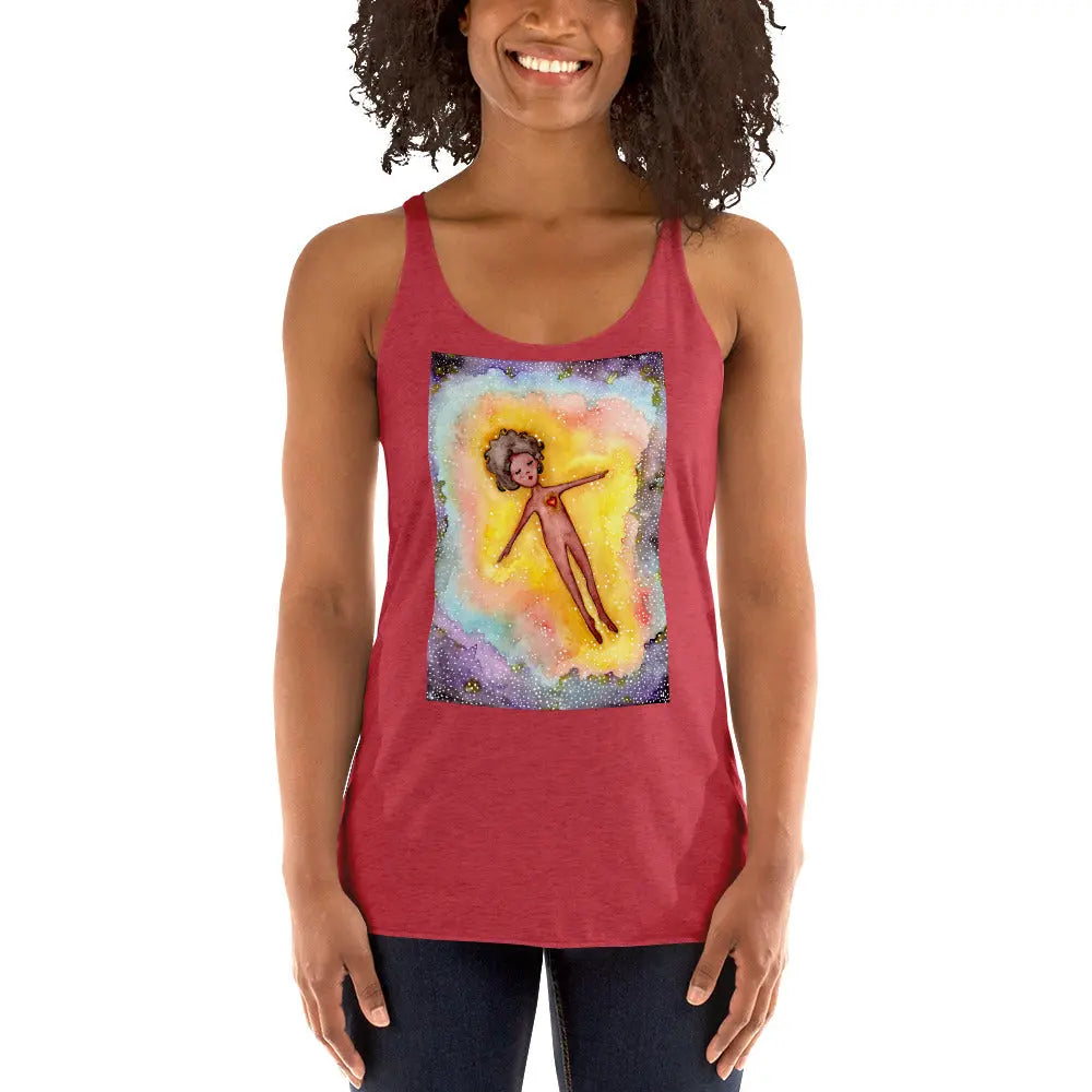 Women's Racerback Tank Top (the astral body)