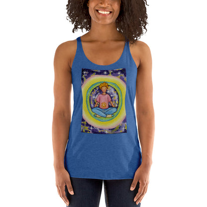 Women's Racerback Tank Top (the solar plexus chakra)