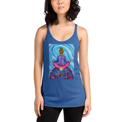 Women's Racerback Tank Top (the root chakra)