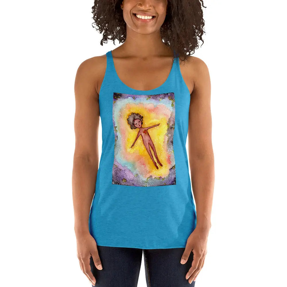 Women's Racerback Tank Top (the astral body)