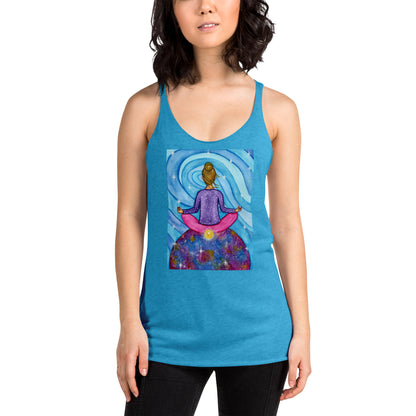 Women's Racerback Tank Top (the root chakra)