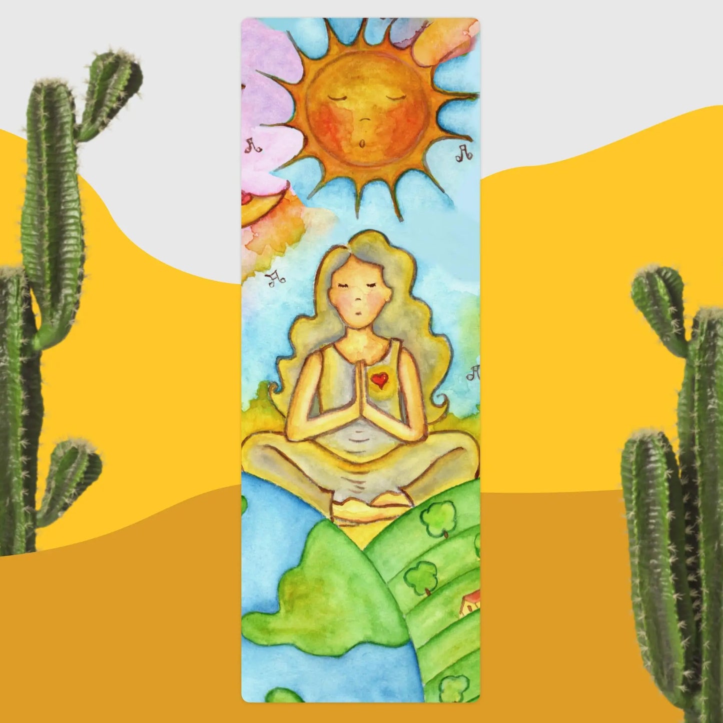 Yoga Mat (meditating beneath the sun)