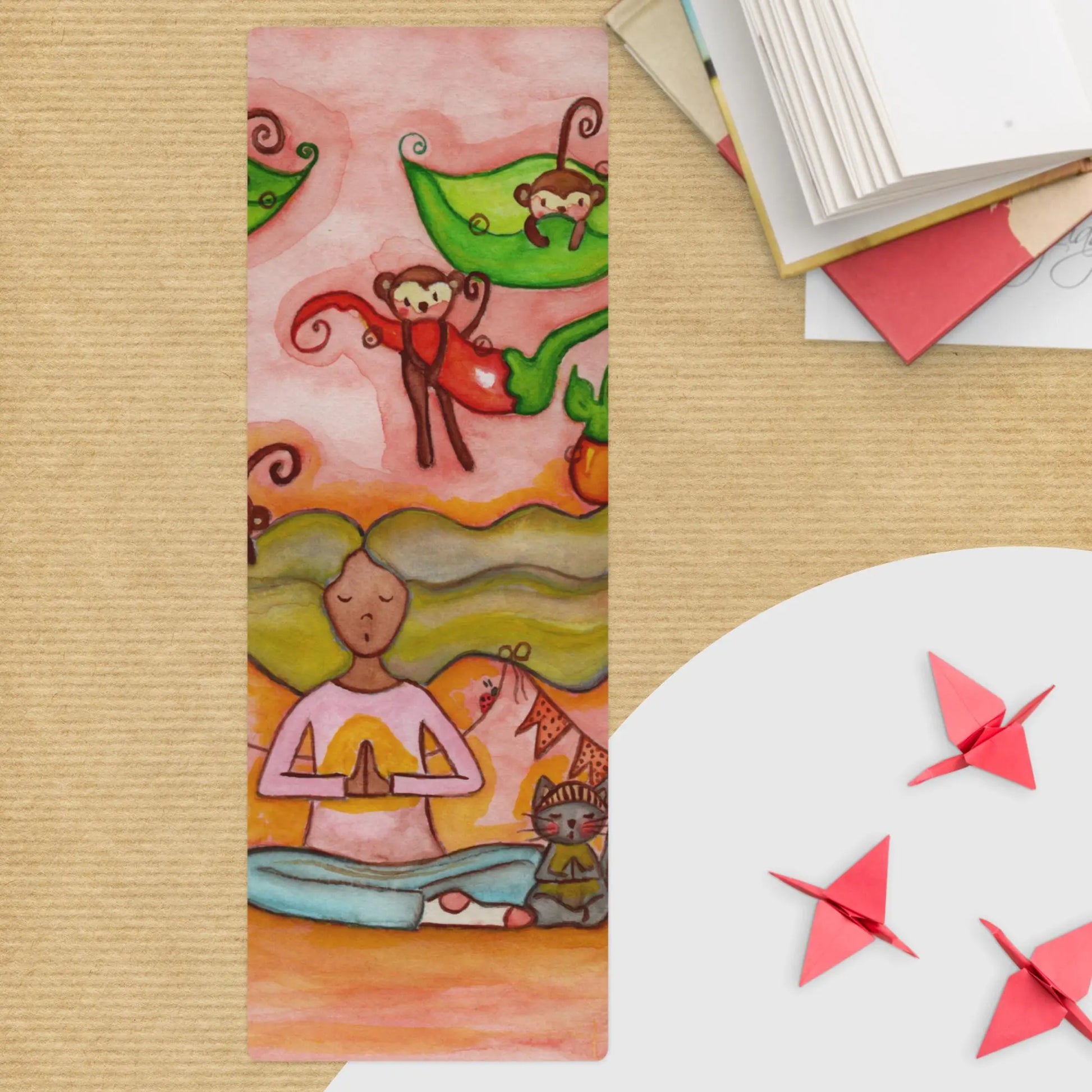 Yoga Mat (calming the monkey mind though meditation)