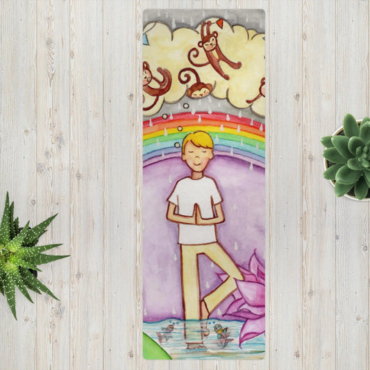 Yoga Mat (meditating to calm the monkey mind)