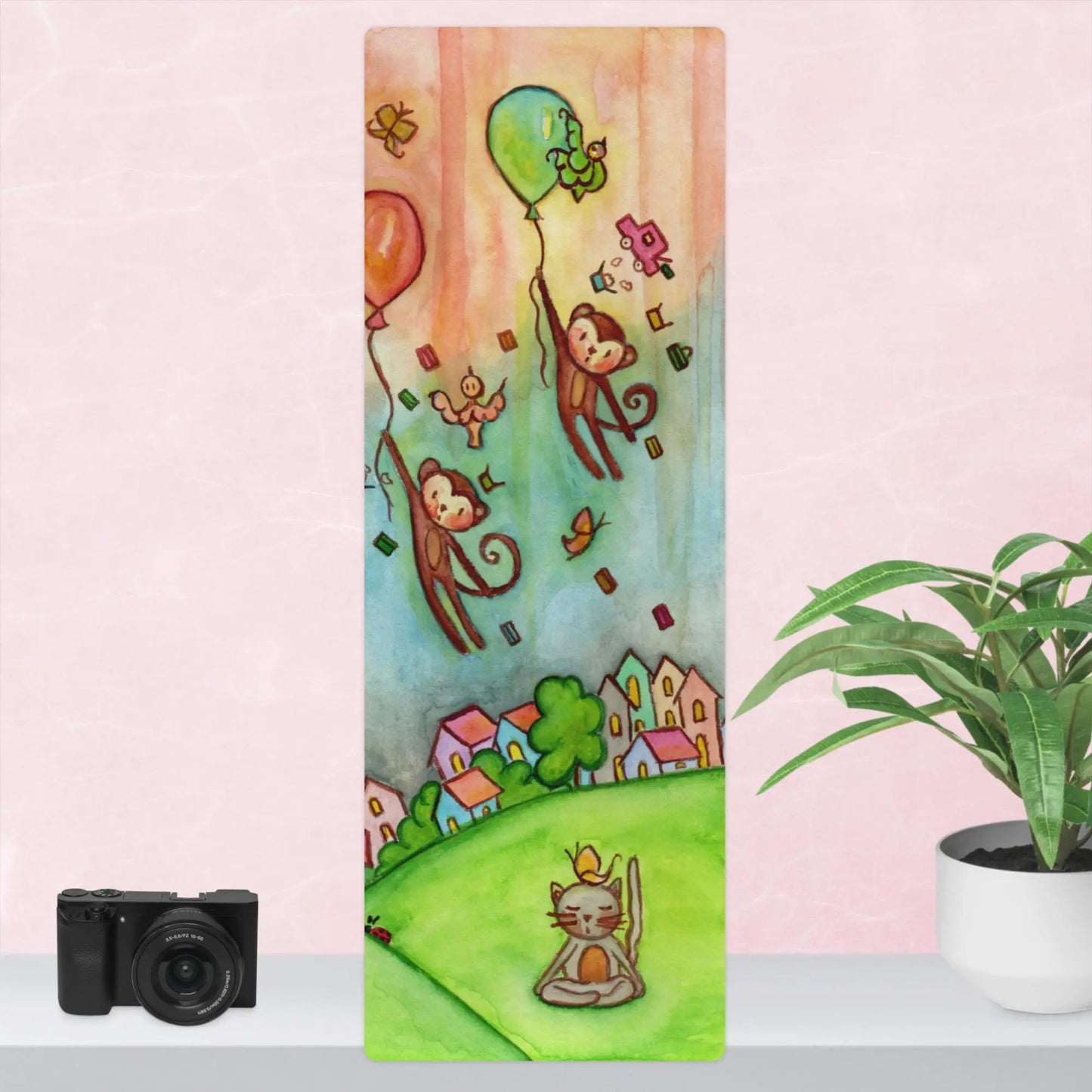 Yoga Mat (releasing the monkey mind through meditation)