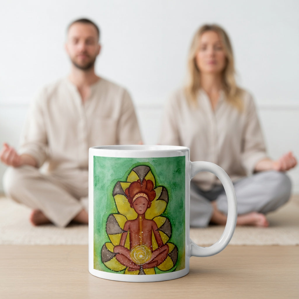 Sacral Chakra Meditation Mug – Creative Energy Coffee Cup, Emotional Flow Gift
